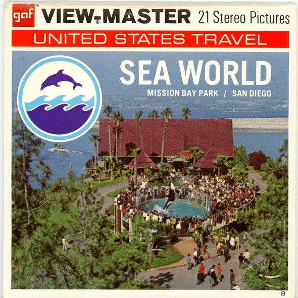Sea World-Mission Bay Park-San Diego - View-Master - Vintage - 3 Reel Packet - 1960s Views - (PKT-A192-G3B) Packet 3dstereo 