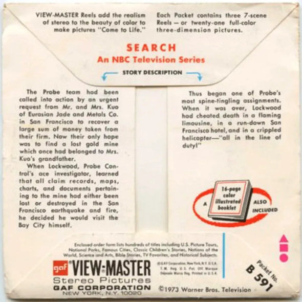 Search - View-Master 3 Reel Packet - 1970s - vintage - (ECO-B591-G3) Packet 3dstereo 
