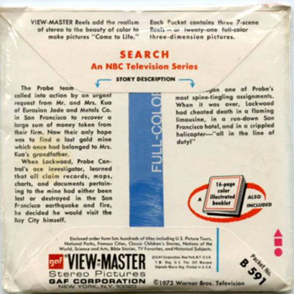 Search - View-Master 3 Reel Packet - 1970s - vintage - (PKT-B591-G3m) 3Dstereo 