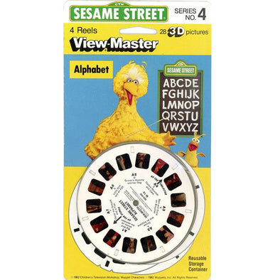 Sesame Street - Alphabet - Serie No. 4 - View-Master - 4 Reel Set on Card - NEW - (M14) 3dstereo 