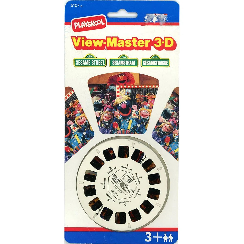 ViewMaster Elmo Wants to Play - Sesame Street 3 Reel Set : Toys  & Games