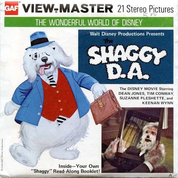 Shaggy D.A - View-Master - 3 Reel Packet - Vintage - 1970s - (ECO-B368-G5Ank) 3Dstereo 