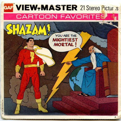 Shazam - View-Master 3 Reel Packet - vintage - (ECO-B550-G5) Packet 3dstereo 