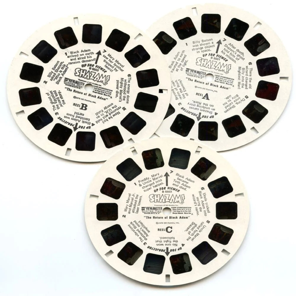 Shazam - View-Master 3 Reel Packet - vintage - (ECO-B550-G5) –