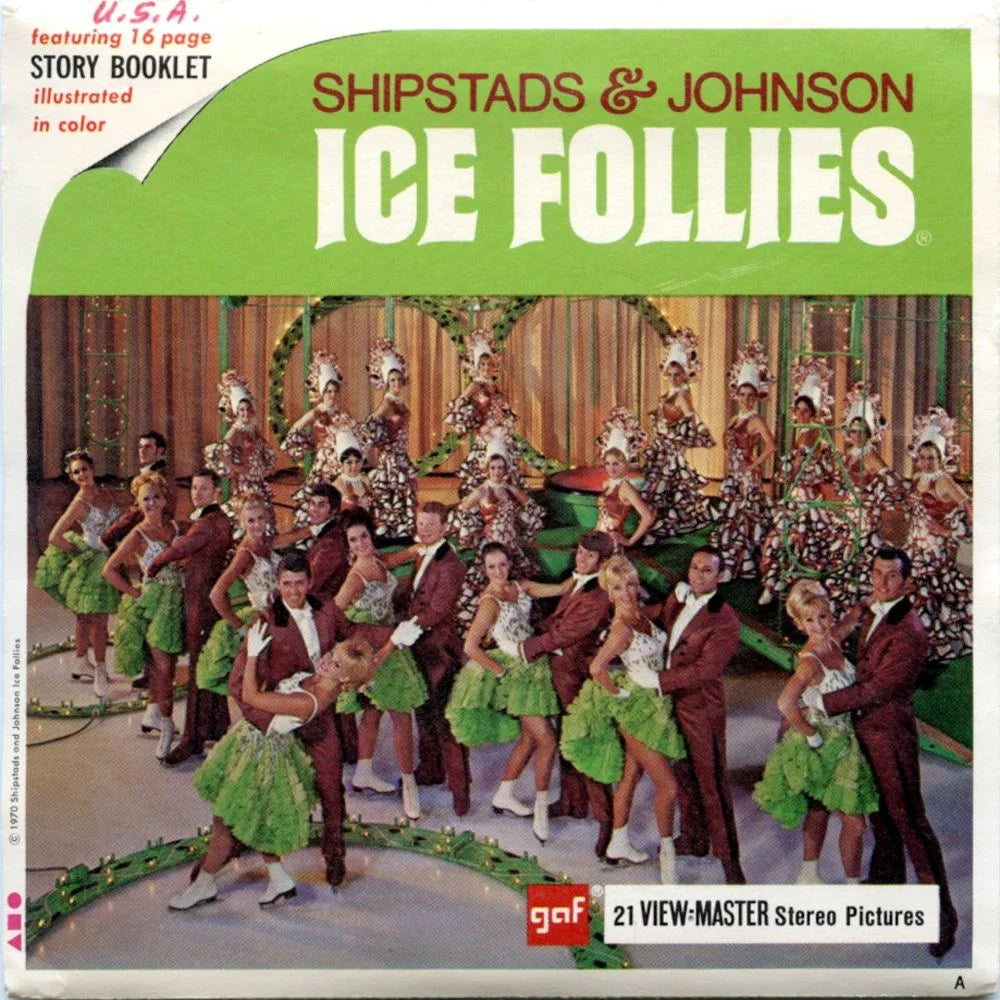 Shipstads & Johnson Ice Follies - View-Master 3 Reel Packet - 1970s - –