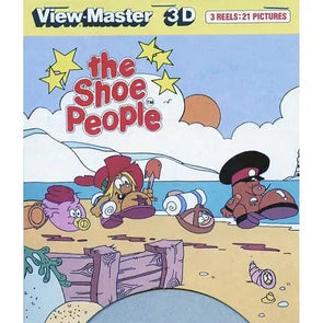 Shoe People - View-Master 3 Reel Set on Card - 1988 - vintage - (D270) VBP 3dstereo 