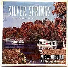 Silver Springs - Florida - View-Master 3 Reel Packet - 1960s views - vintage - (PKT-A962-S5mint) Packet 3Dstereo 