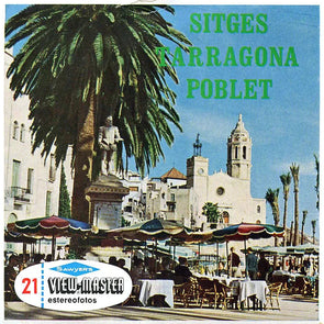 Sitges Tarragona Poblet - ViewMaster - Vintage - 3 Reel Packet - 1960s views - (PKT-C252-BS6) Packet 3dstereo 