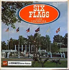 Six Flags over Georgia - View-Master 3 Reel Packet - 1970s views - vintage - (PKT-A917-G1A) 3Dstereo 