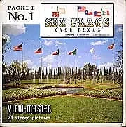 Six Flags Over Texas - Packet No. 1 - View-Master 3 Reel Packet - 1960s views - vintage - (PKT-A412-S5a) 3Dstereo 