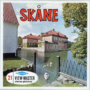 Skane - Sweden - View-Master 3 Reel Packet - 1960s views- vintage - (zur Kleinsmiede) - (C514e-BS6) Packet 3dstereo 