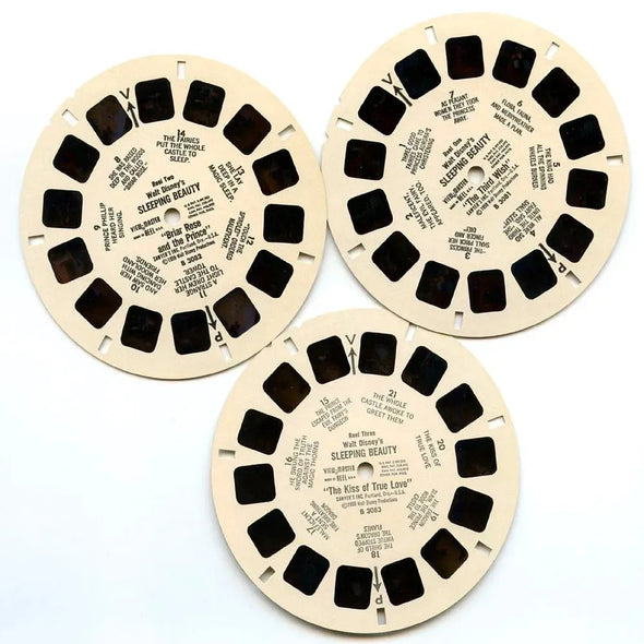 Sleeping Beauty -View-Master - Vintage 3 Reel Packet - 1960s views ( PKT-B308-S4 ) Packet 3dstereo 