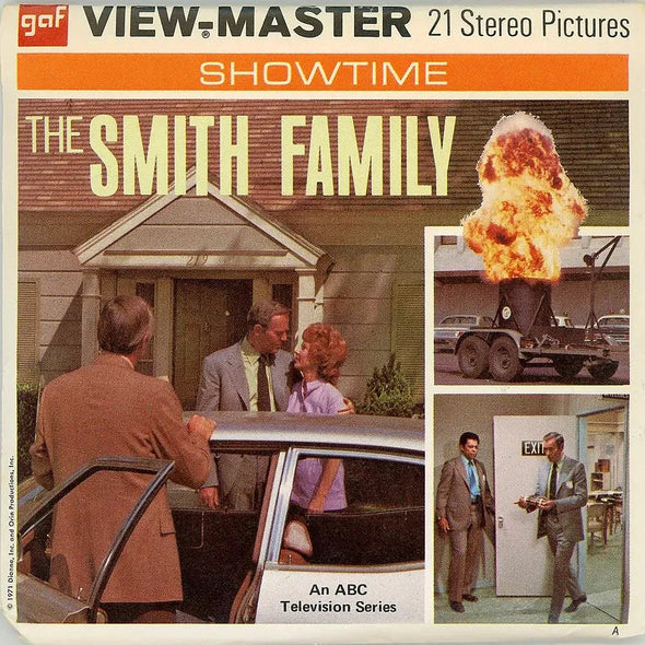 Smith Family - View-Master 3 Reel Packet - 1970s - vintage - (PKT-B490-G3A) Packet 3Dstereo 