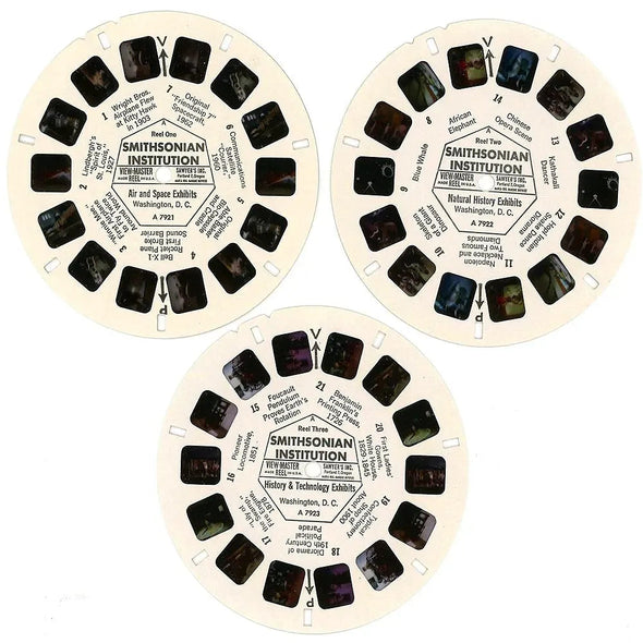 Smithsonian Institution - View-Master 3 Reel Packet - 1950s views - Vintage - (PKT-A792-S4) 3Dstereo 