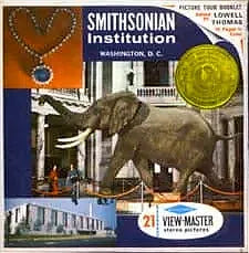 Smithsonian Institution - View-Master -3 Reel Packet - 1960s views - vintage - (A 792) 3Dstereo 