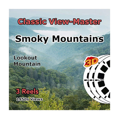 Smoky Mountains National Park - Lookout Mountain - Vintage Classic View-Master - 1950s views CREL 3dstereo 
