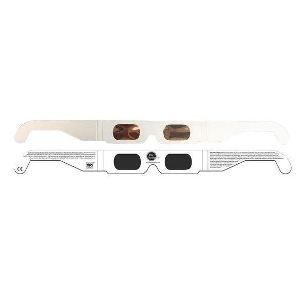 Solar Eclipse Glasses - ISO Certified - Cardboard Unprinted White - NEW Solar Eclipse Glasses 3dstereo 