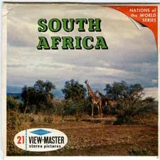 South Africa - View-Master - Vintage - 3 Reel Packet - 1960s views - (PKT-B124-S6Amint) 3Dstereo 