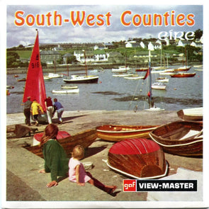 South-West Counties EIRE - View-Master 3 Reel Packet - 1960s Views - Vintage - (zur Kleinsmiede) - (C341e-BG1) Packet 3dstereo 
