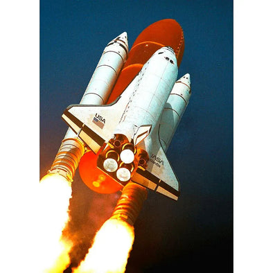 Space Shuttle ATLANTIS - 3D Lenticular Postcard Greeting Card - NEW Postcard 3dstereo 