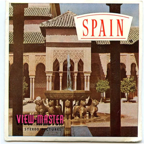 Spain - View-Master - 3 Reel Packet - 1960s views - vintage -  (ECO-C250E-BS5)