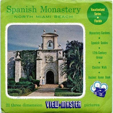 Spanish Monastery  - View-Master 3 Reel Packet - 1950s views - vintage - (ECO-SPMO-S3)