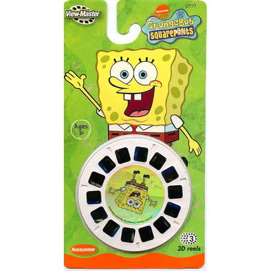 Spongebob Squarepants - View-Master 3 Reel Set on Card - NEW - (VBP-C7177) VBP 3dstereo 