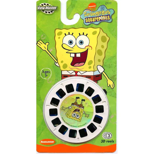 Spongebob Squarepants - View-Master 3 Reel Set on Card - NEW - (VBP-C7177)
