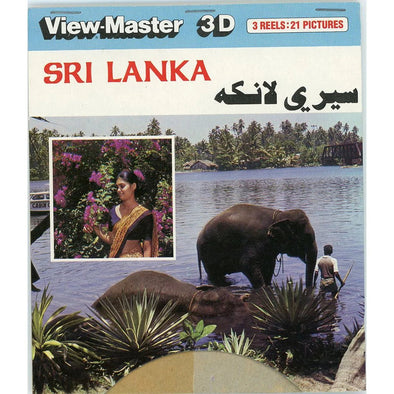 Sri Lanka - View-Master 3 Reel Set on Card - (zur Kleinsmiede) - (C889-EM) - vintage VBP 3dstereo 