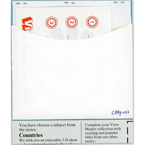 Sri Lanka - View-Master 3 Reel Set on Card - (zur Kleinsmiede) - (C889-EM) - vintage VBP 3dstereo 