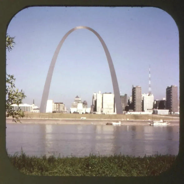 St. Louis - View-Master 3 Reel Packet - 1960s views - vintage (A453-S6A) Packet 3dstereo 