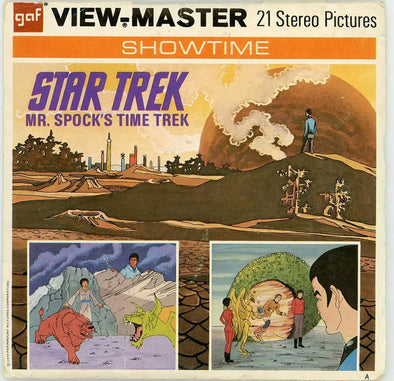 Star Trek - View-Master 3 Reel Packet - 1970s - vintage - (ECO-B555-G3A) Packet 3Dstereo 