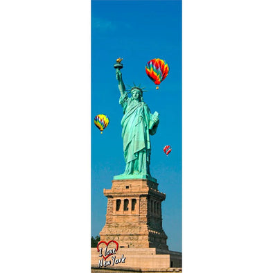 STATUE OF LIBERTY & BALLOON - 3D Clip-On Lenticular Bookmark -NEW