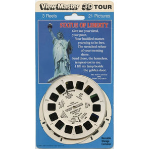 Statue of Liberty - View-Master 3 Reel Set on Card - NEW - 5384 3dstereo 