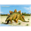 Stegosaurus - Dinosaur - 3D Action Lenticular Postcard Greeting Card - NEW Postcard 3dstereo 