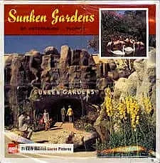 Sunken Gardens - St. Petersburg Florida - View-Master 3 Reel Packet - 1970s views - vintage - (ECO-A992-G1Bnk) Packet 3Dstereo 