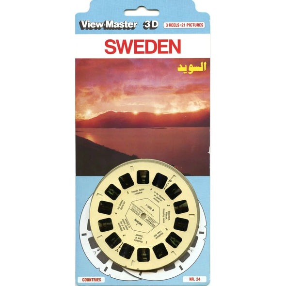 Sweden - View-Master 3 Reel Set on Card - (zur Kleinsmiede) - (C530-123-EM) - NEW VBP 3dstereo 