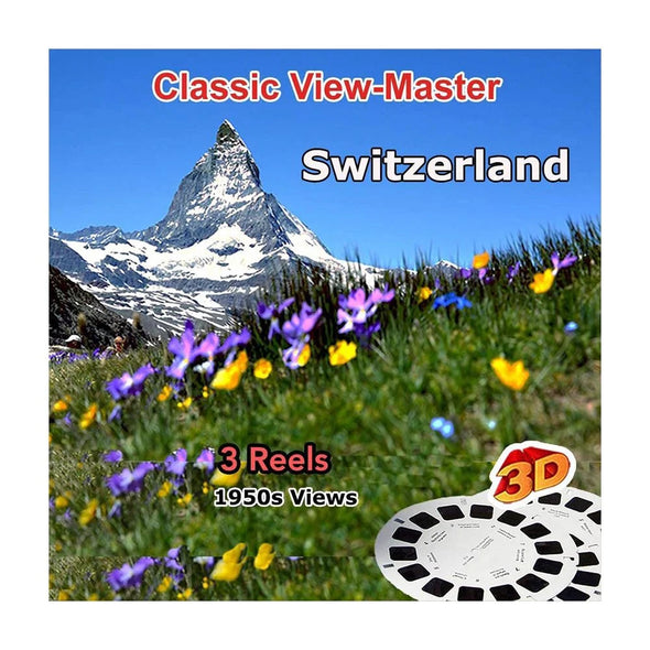 Switzerland - Vintage Classic View-Master - 1950s views CREL 3dstereo 