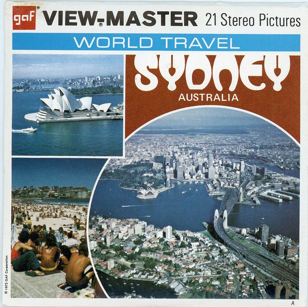 Sydney Australia - View-Master 3 Reel Packet - 1970s Views - Vintage - (zur  Kleinsmiede) - (B286-G3A)