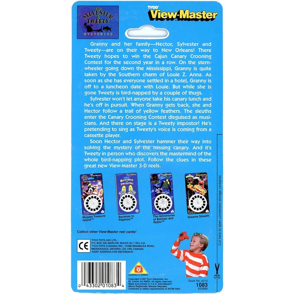 Sylvester & Tweety - Mysteries - View-Master - 3 Reels on Card - NEW -  (VBP-1083)