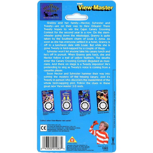 Sylvester & Tweety - Mysteries - View-Master - 3 Reels on Card - NEW - (VBP-1083) VBP 3dstereo 