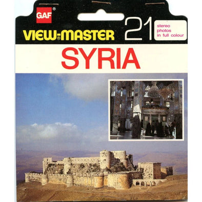 Syria - View-Master 3 Reel Set on Card - (zur Kleinsmiede) - (BC810-123-EM) - vintage VBP 3dstereo 