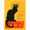 T.A. Steinlen - The Black Cat - 3D Lenticular Postcard Greeting Card 3dstereo 