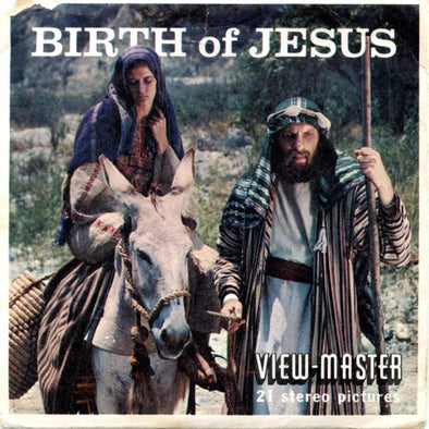 Birth of Jesus - View-Master 3 Reel Packet - 1960s - Vintage - (BARG-B875-S5) Packet 3Dstereo 