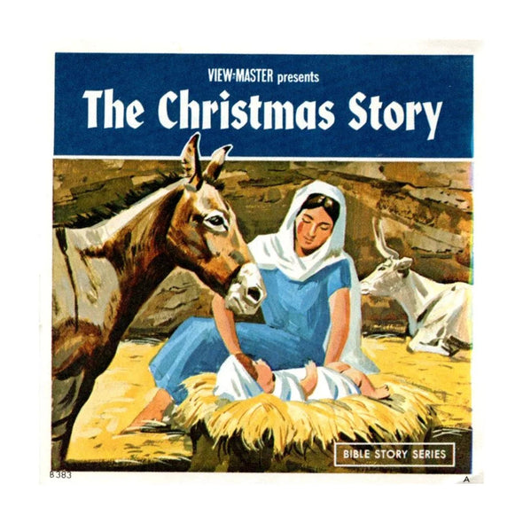 The Christmas Story - View-Master 3 Reel Packet - 1960s - vintage - (ECO-B383-G1A) Packet 3Dstereo 