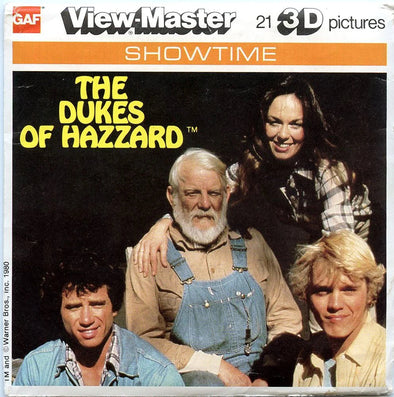 The Dukes of Hazzard - View-Master 3 Reel Packet - 1980s - Vintage - (L17-G6) Packet 3dstereo 