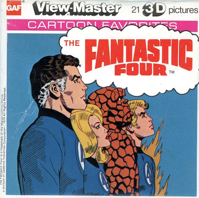 The Fantastic Four - View-Master 3 Reel Packet - 1970s - Vintage - (ECO-K36-G6) Packet 3Dstereo 