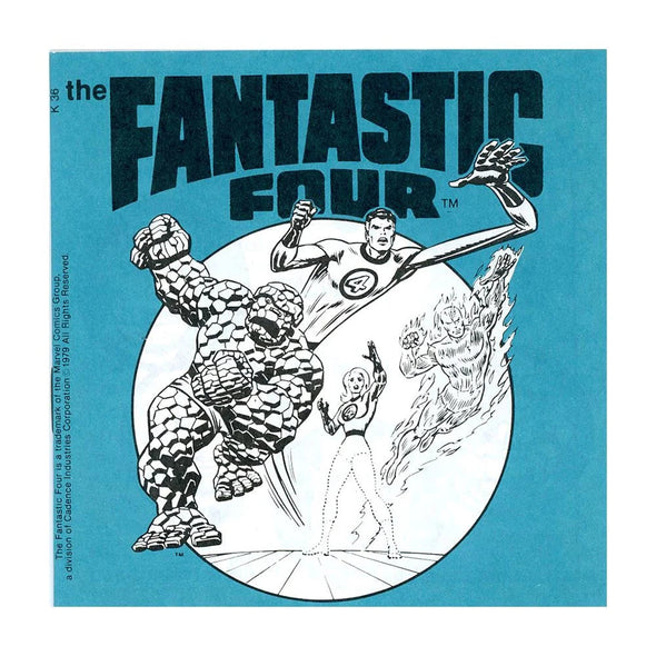 The Fantastic Four - View-Master 3 Reel Packet - 1970s - Vintage - (ECO-K36-G6) Packet 3Dstereo 