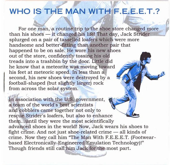 The Man With F.E.E.E.T. -  View-Master 3 Reel adventure-comedy