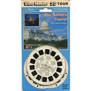 Nation's Capitol - View-Master 3 Reels Set on Card - NEW - (VBP-5156) VBP 3dstereo 